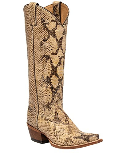 Idyllwind Women's Temptation Western Boot Snip Toe - BIDLSP20L2 6 1/2 M US Natural | Amazon (US)