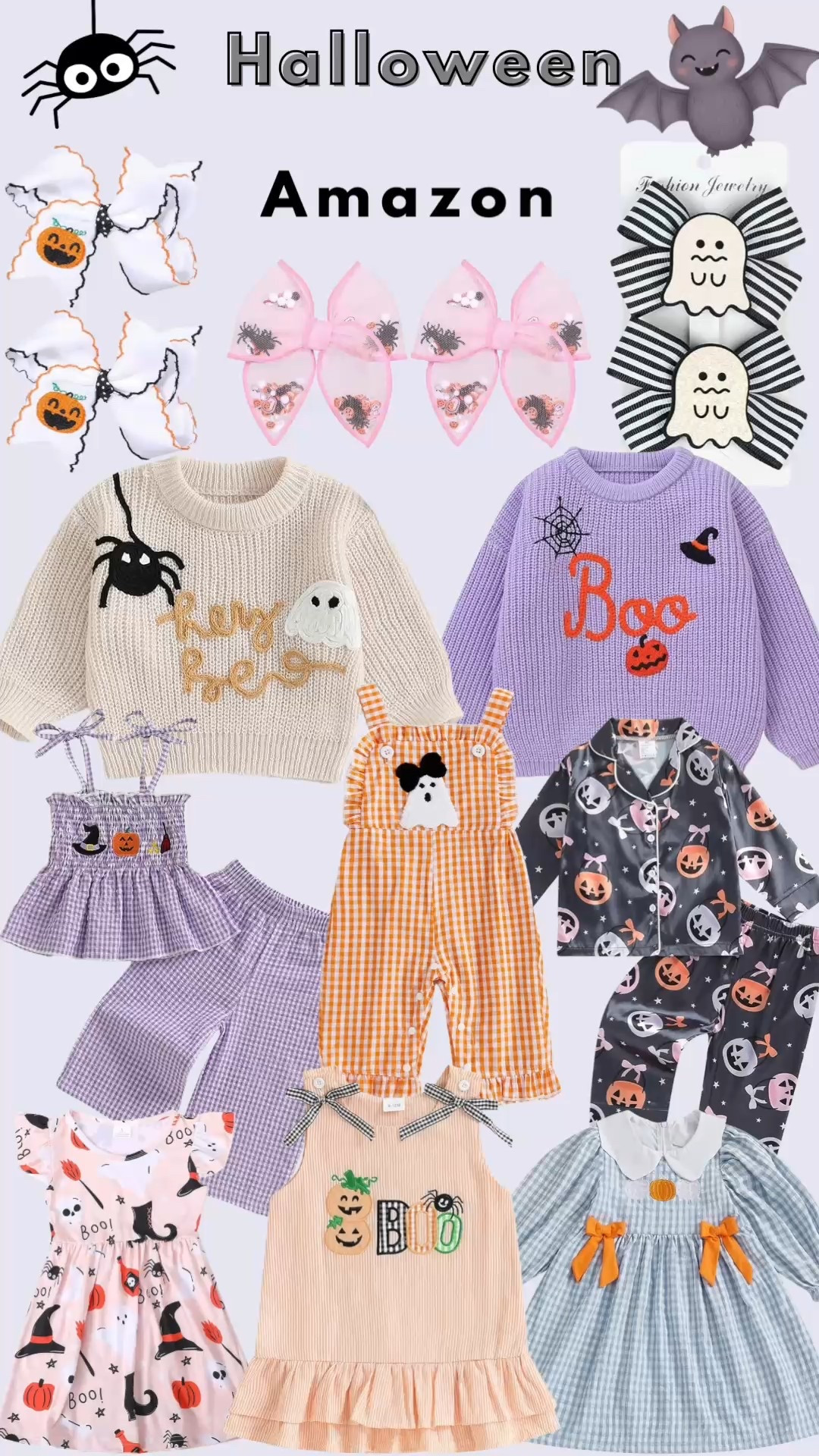 🎃 Toddler Halloween Finds on Amazon 👻

Spooky-cute season for our littles 👶🕸️ From ghost sweaters to pumpkin dresses and gingham overalls — these Amazon toddler finds are too good not to share! Perfect for daycare parties, fall photos, and cozy trick-or-treat nights. Tap to shop your fave before sizes disappear! 💌

#AmazonFinds #LTKKids #LTKMom #ToddlerStyle #HalloweenOutfits #SpookyCute #LTKBaby #FallFashion #AmazonFashion #ToddlerOOTD #MomLife #LTKUnder50

#LTKSeasonal #LTKHalloween #LTKKids