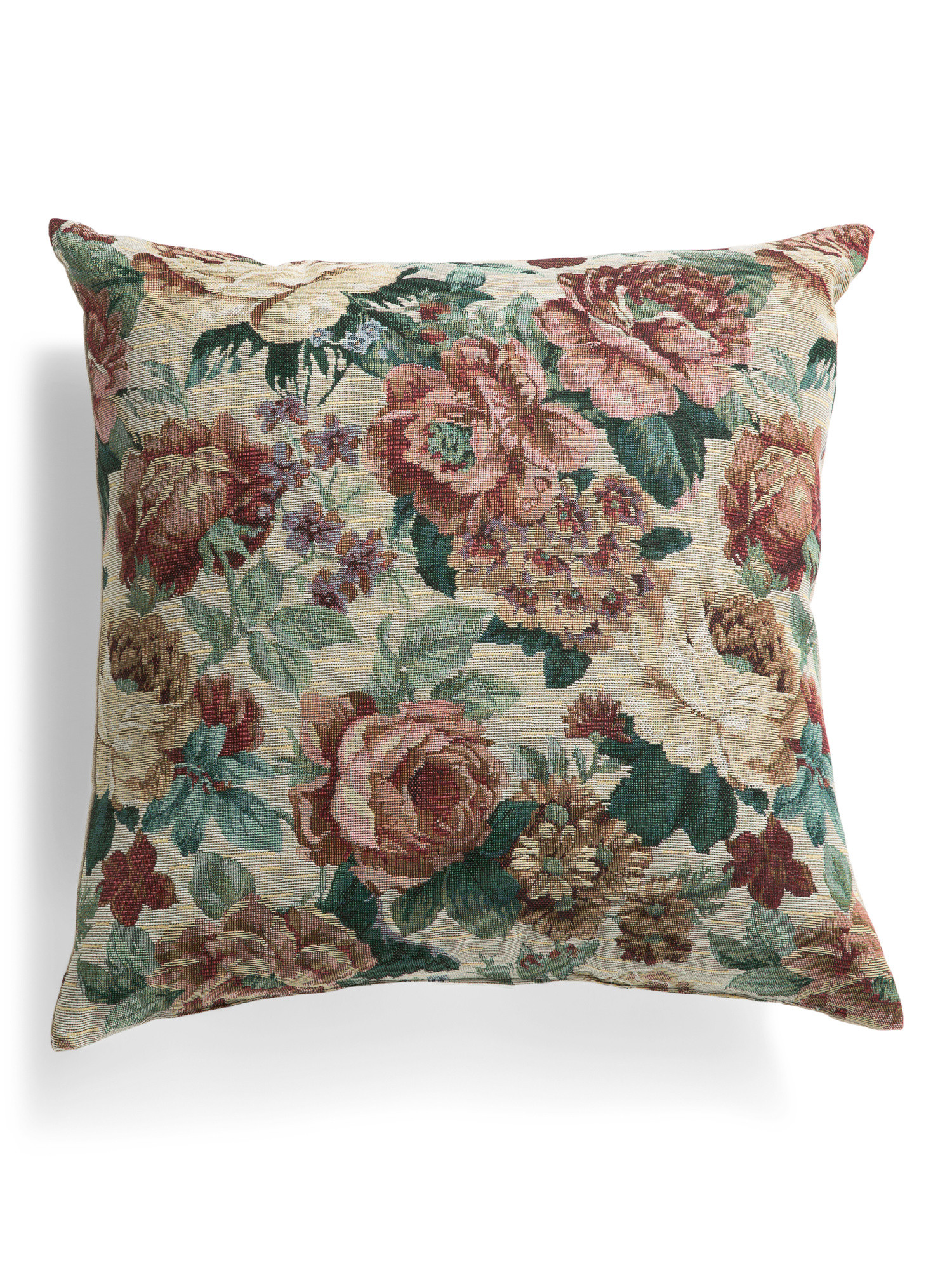 22x22 Flossie Floral Tapestry Pillow | TJ Maxx