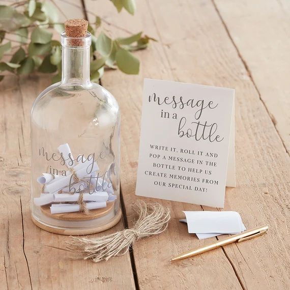 Message in a Bottle Wedding Guest Book Wedding Guest Book | Etsy | Etsy (US)