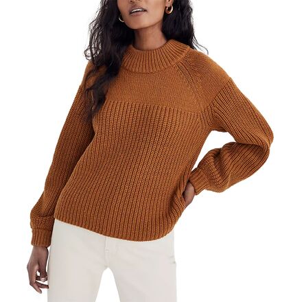Madewell Larger Than Life Stitch Mockneck Sweater - Women's - Clothing | Backcountry