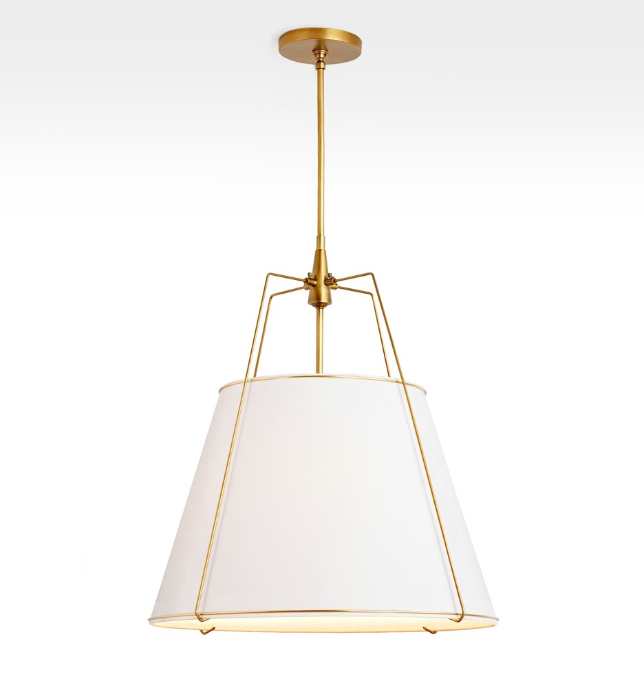 Conical 24" Drum Pendant | Rejuvenation