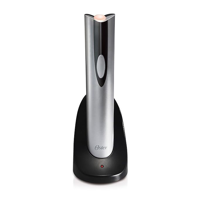 Oster Cordless Electric Wine Bottle Opener with Foil Cutter, FFP - FPSTBW8207-S-AMZ | Amazon (US)