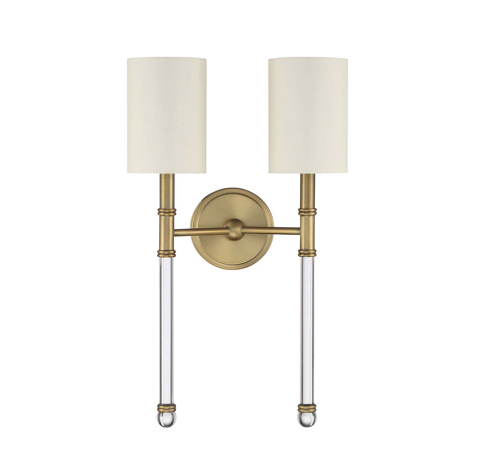 Nazario 2 - Light Dimmable Wallchiere in Brass | Wayfair North America