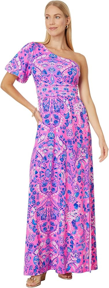 Lilly Pulitzer Solana One Shoulder Maxi | Amazon (US)