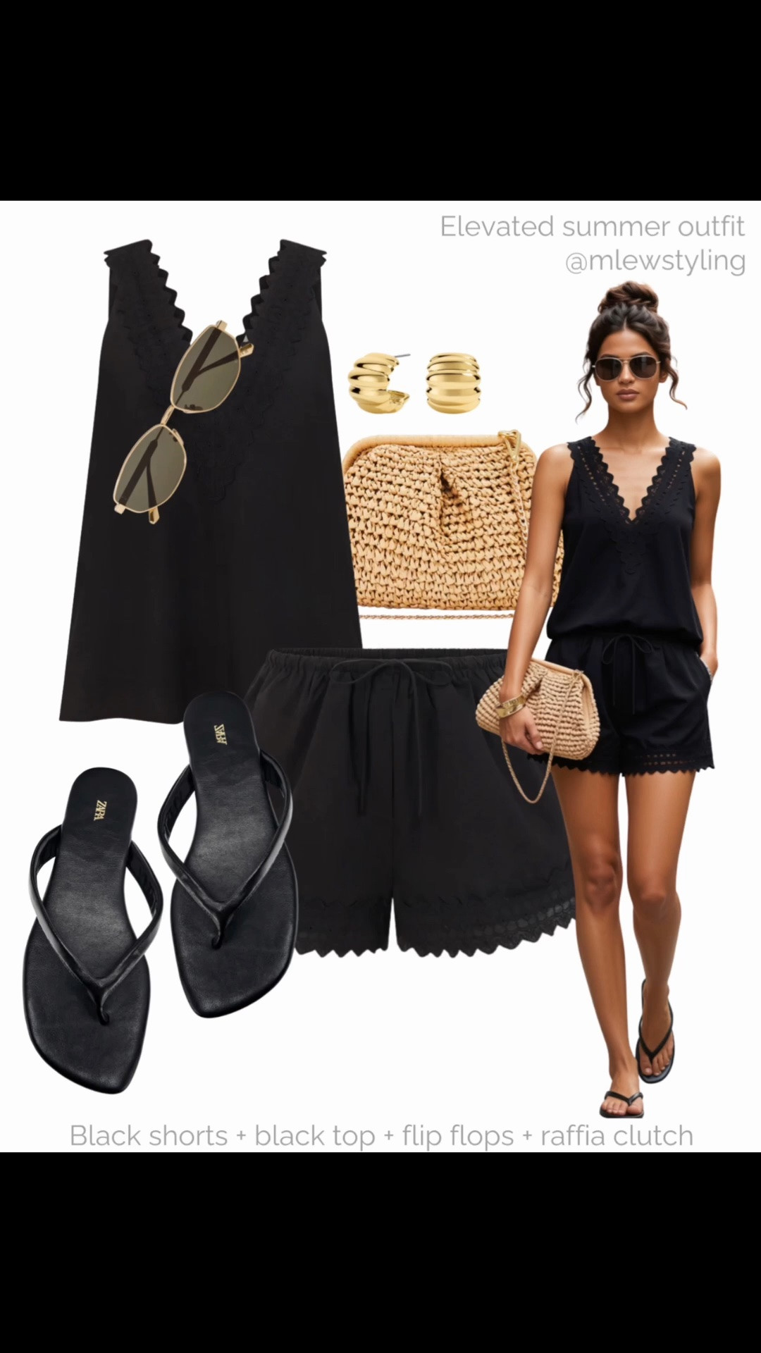 Matching set from DISSH ✨

Tags: elevated summer outfit, thong sandals, flip flops, raffia clutch bag, neutral outfit, gold earrings, vacation look

#LTKsummer #LTKtravel #LTKshoes