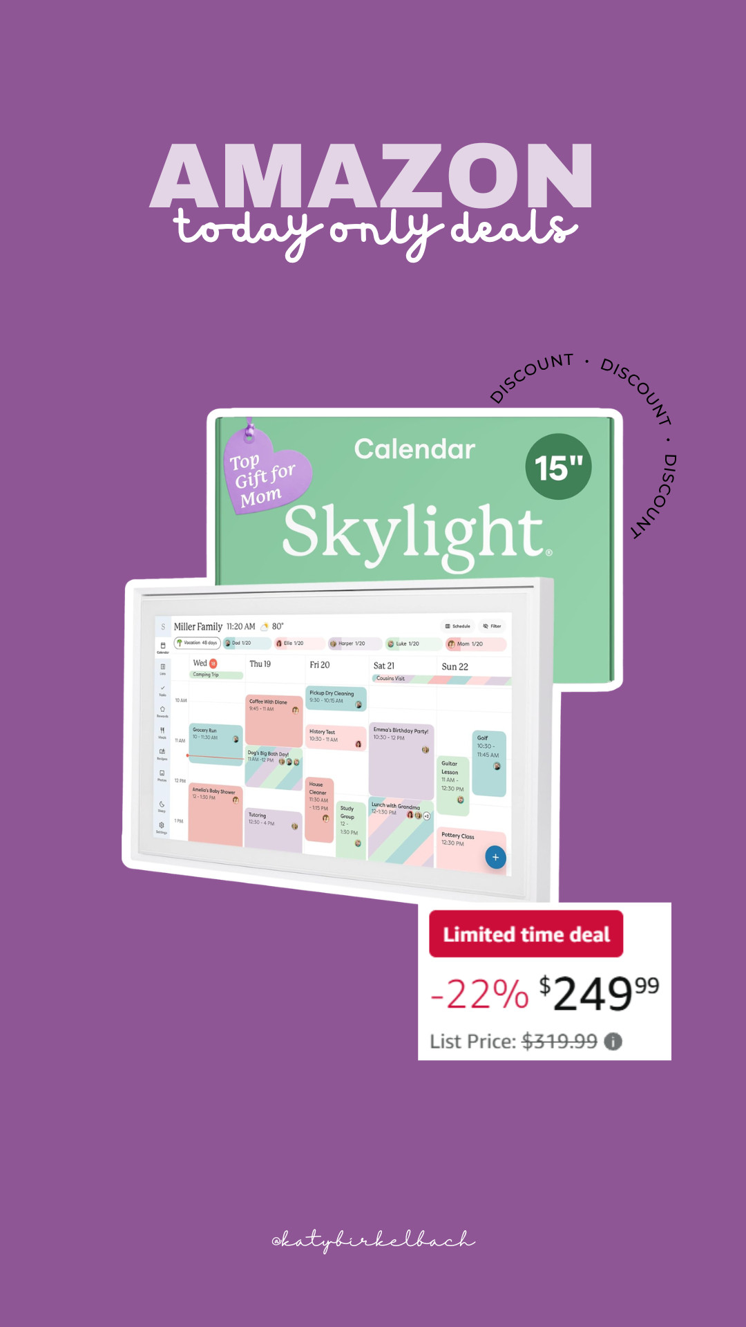 skylight calendar, amazon deals, today's deals, amazon finds, amazon home finds, mother's day gifts, gifts for mom, father's day gifts, gifts for dad, gifts for her, gifts for him, digital calendar, organization, organizing, family, planner, calendar 

 #LTKHome #LTKSaleAlert
