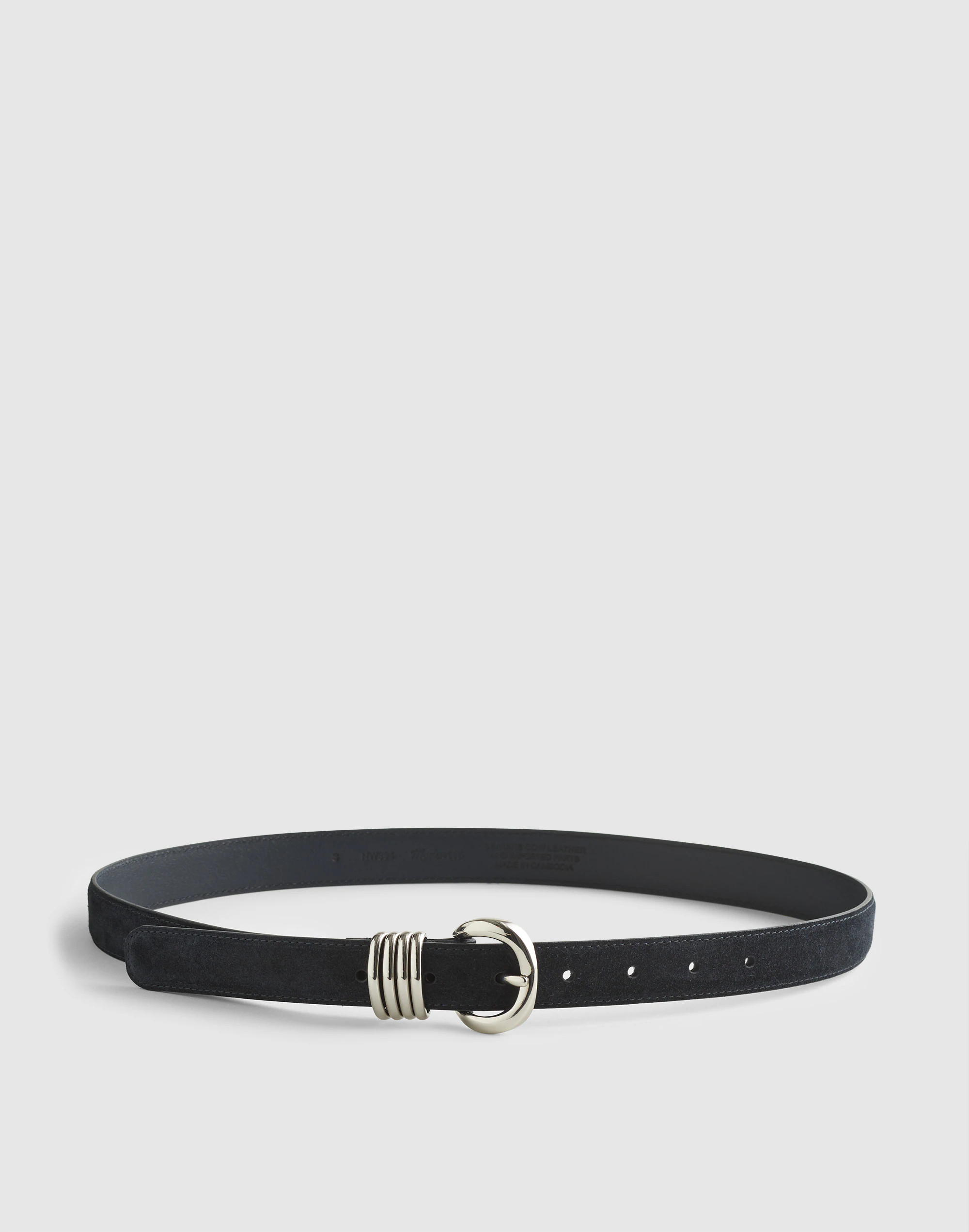 Metal Keeper Belt in Suede | Madewell