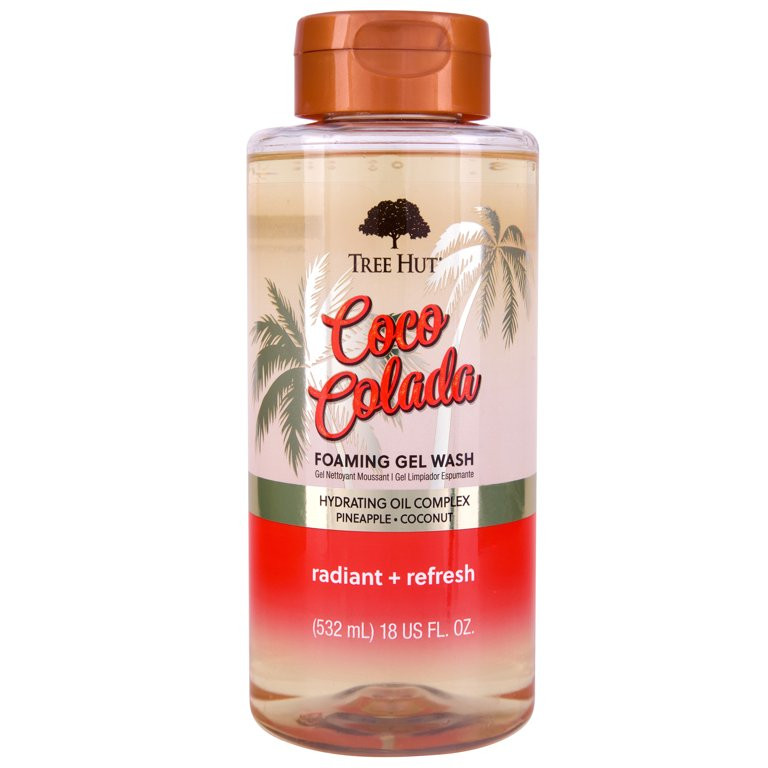 Tree Hut Coco Colada Radiant & Refresh Foaming Gel Wash, 18 oz - Walmart.com | Walmart (US)