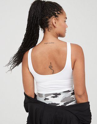 OFFLINE By Aerie Real Me Low Key Longline Sports Bra | Aerie