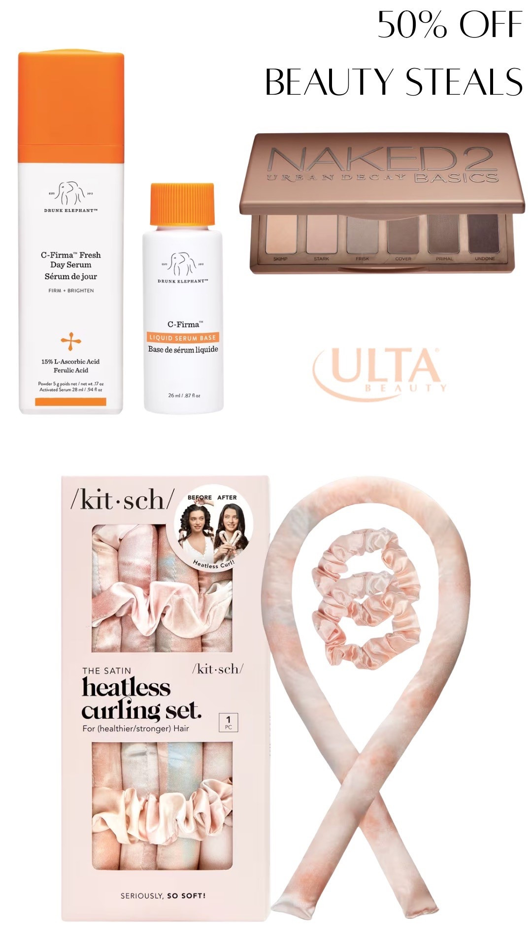 50% off Ulta beauty steals! These and so many more great items today! 

#LTKgrwm #LTKSaleAlert #LTKBeauty