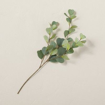 18&#34; Faux Heart Eucalyptus Plant Stem - Hearth &#38; Hand&#8482; with Magnolia | Target