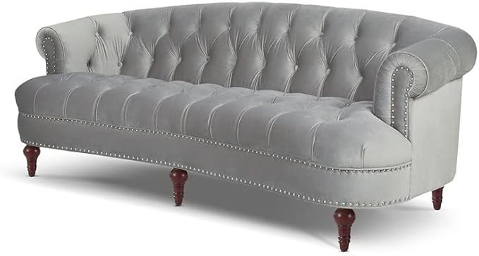 Jennifer Taylor Home La Rosa Collection Chesterfield Style Diamond Tufted Velvet Upholstered Livi... | Amazon (US)
