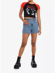 Michael Jackson Thriller Girls Raglan Baby T-Shirt | Hot Topic