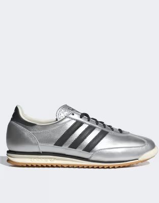 adidas Originals SL 72 OG sneakers in silver and black | ASOS (Global)