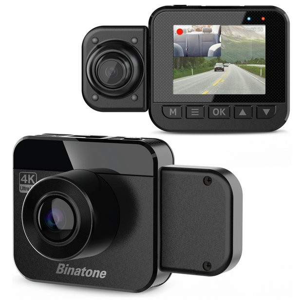 Buy Binatone  UHD280 4K Dual Dash Camera | Dash cams | Argos | argos.co.uk