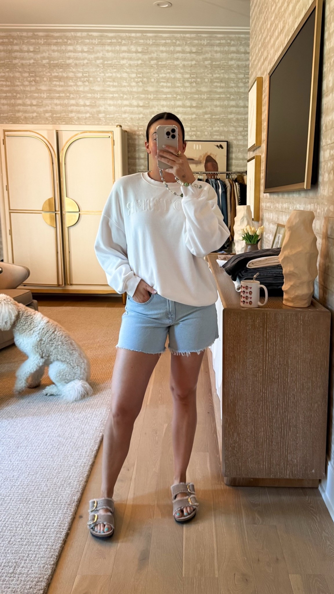 I LOVE the @abercrombie Dad short! Use code SHORTSAF to save an extra 15%. This is my true 28, size up if you want a baggier look.

#LTKootd #LTKMothersDay #LTKSaleAlert