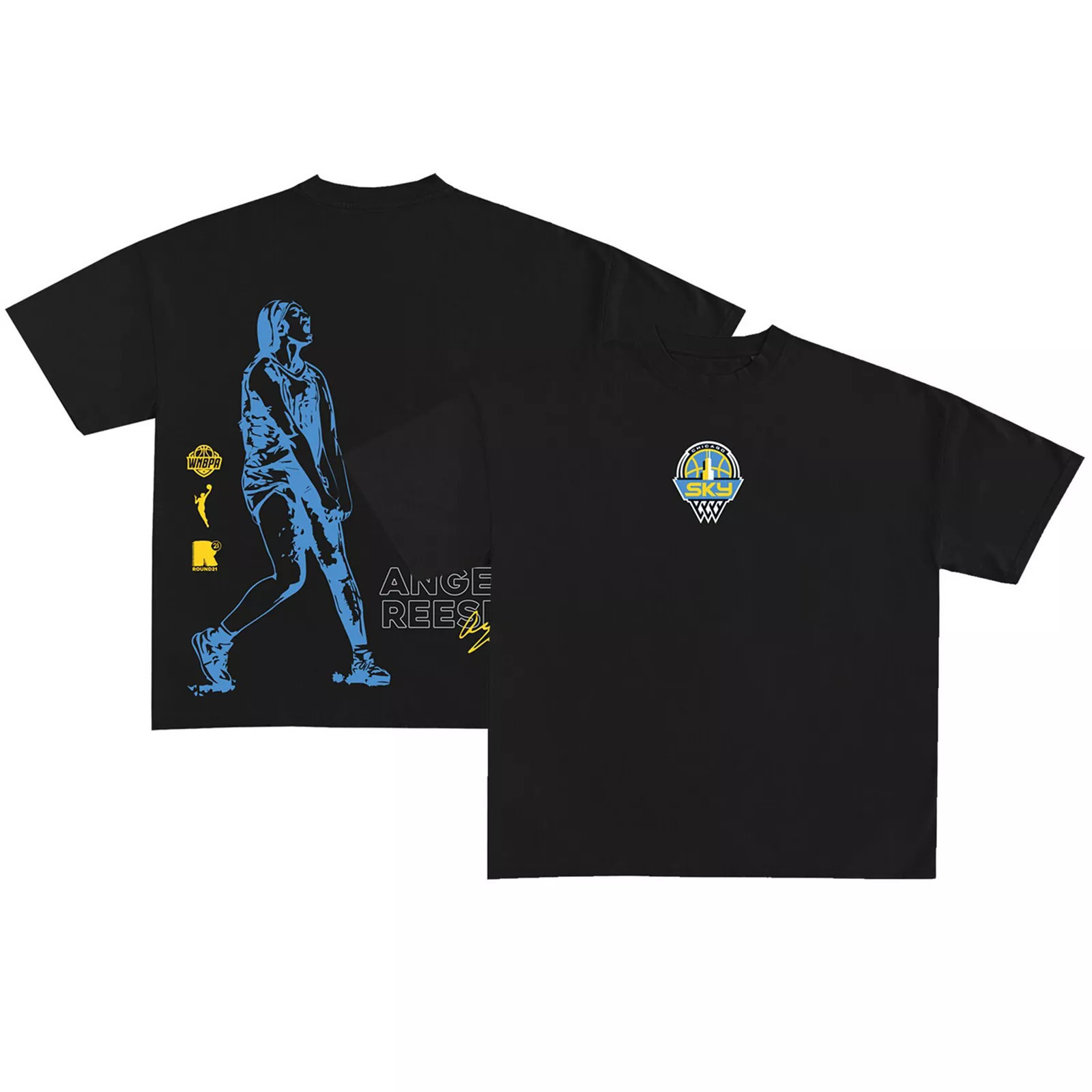 Unisex round21 Angel Reese Black Chicago Sky 2024 WNBA Draft Player T-Shirt, Adult Unisex, Size: 2XL, Wnb Black | Kohl's