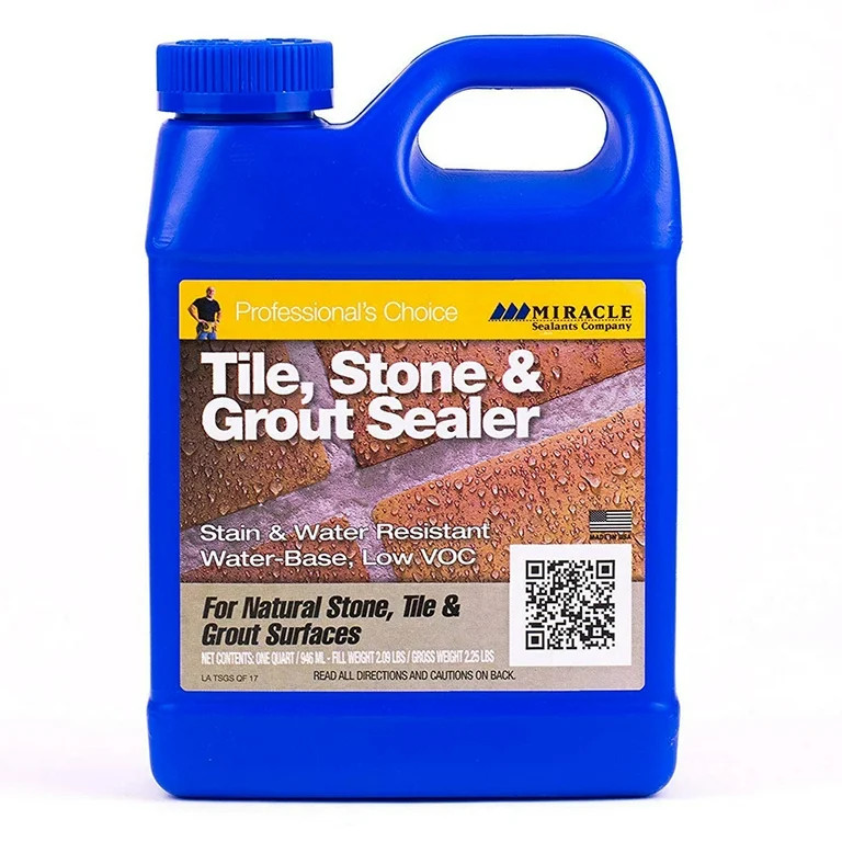 Miracle Sealants TSSQT Tile, Stone & Grout Sealer, 1 Quart | Walmart (US)