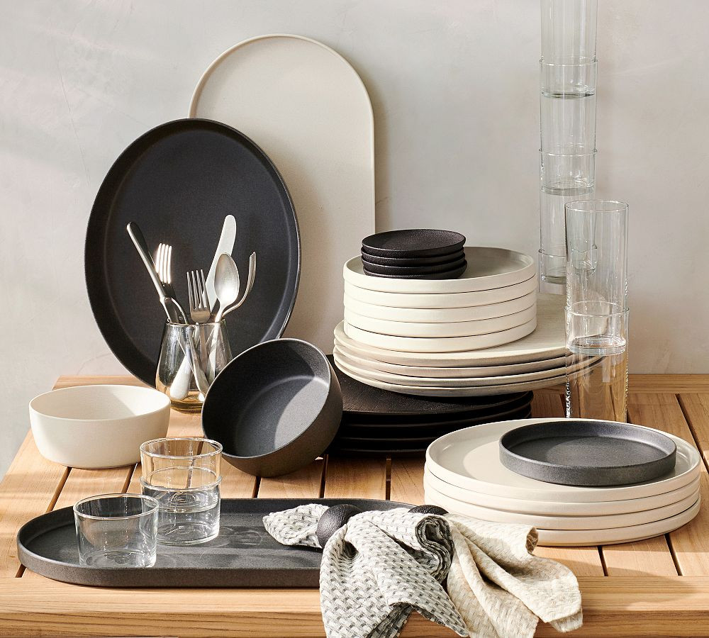 Mason Modern Outdoor Melamine Dinnerware Collection | Pottery Barn (US)