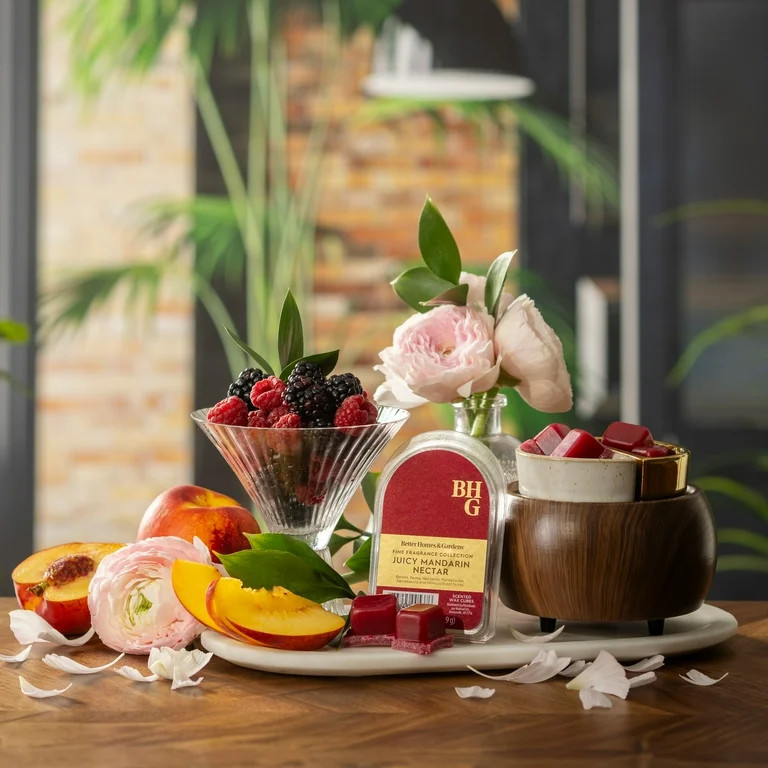 BHG Luxury Fragrance, Juicy Mandarin Nectar Scented Wax Melts, 2.5oz | Walmart (US)