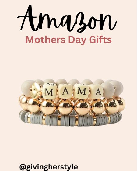Mother’s Day gift ideas from Amazon prime 
Amazon gifts. Mother’s Day gift ideas. Gift guide. Gifts for mom. Gifts for grandma. Gifts for her. Bracelet. Jewelry. Amazon gift guide. 
#giftguide #mothersdaygifts #amazon

#LTKbump #LTKfindsunder50 #LTKGiftGuide