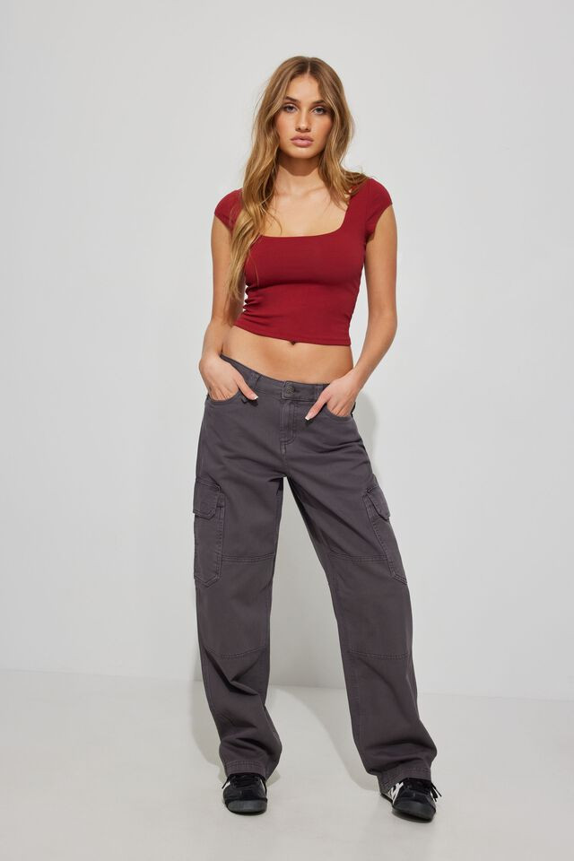 Portia Square Neckline Tee | Garage Clothing