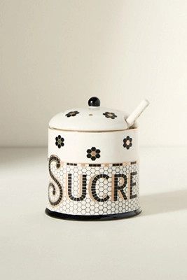 Bistro Tile Sugar Bowl | Anthropologie (US)