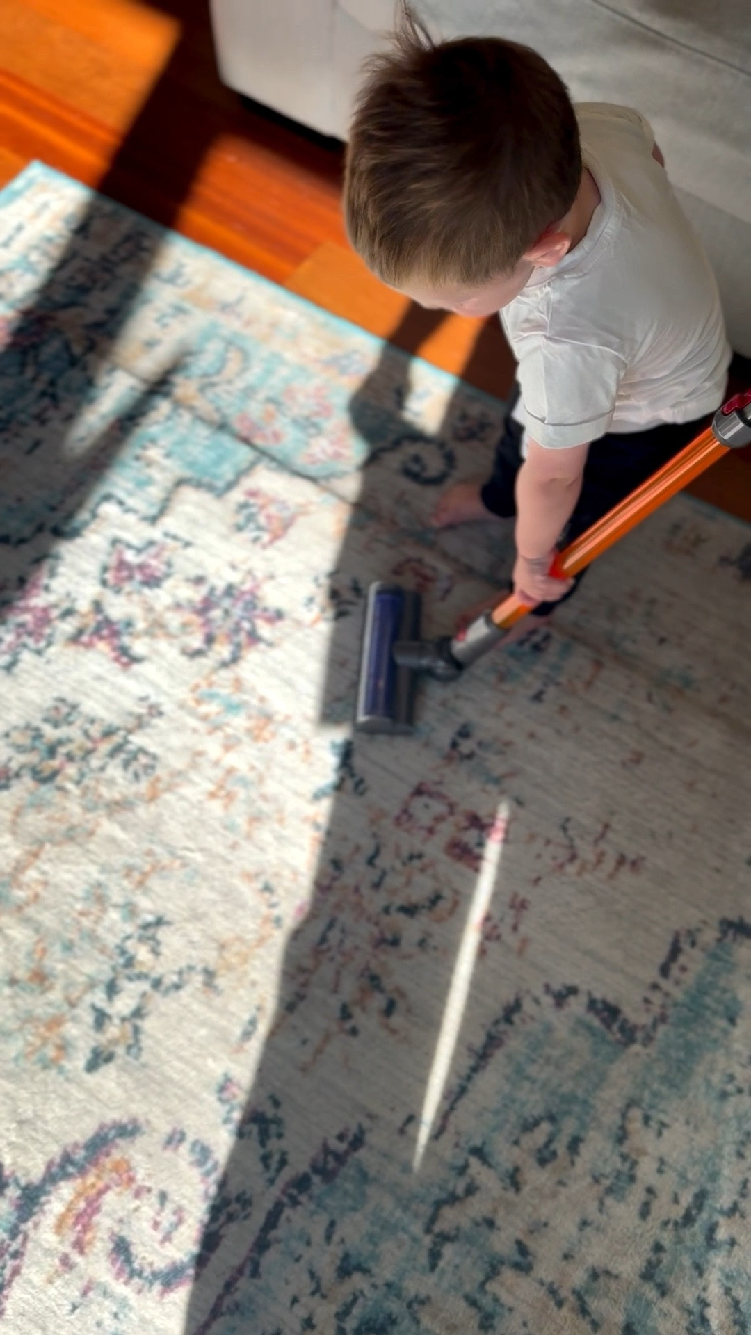 Mack (16 months) is obsessed any time we use the vacuum. Found this at Target and decided to see how he liked it and I it’s a hit! Added bonus - it has real suction so he can help mama out while we clean❤️

He couldn’t figure out how to hold it with the top attachment on at first - but he figured it out after a few tries.

#LTKKids #LTKFamily #LTKBaby