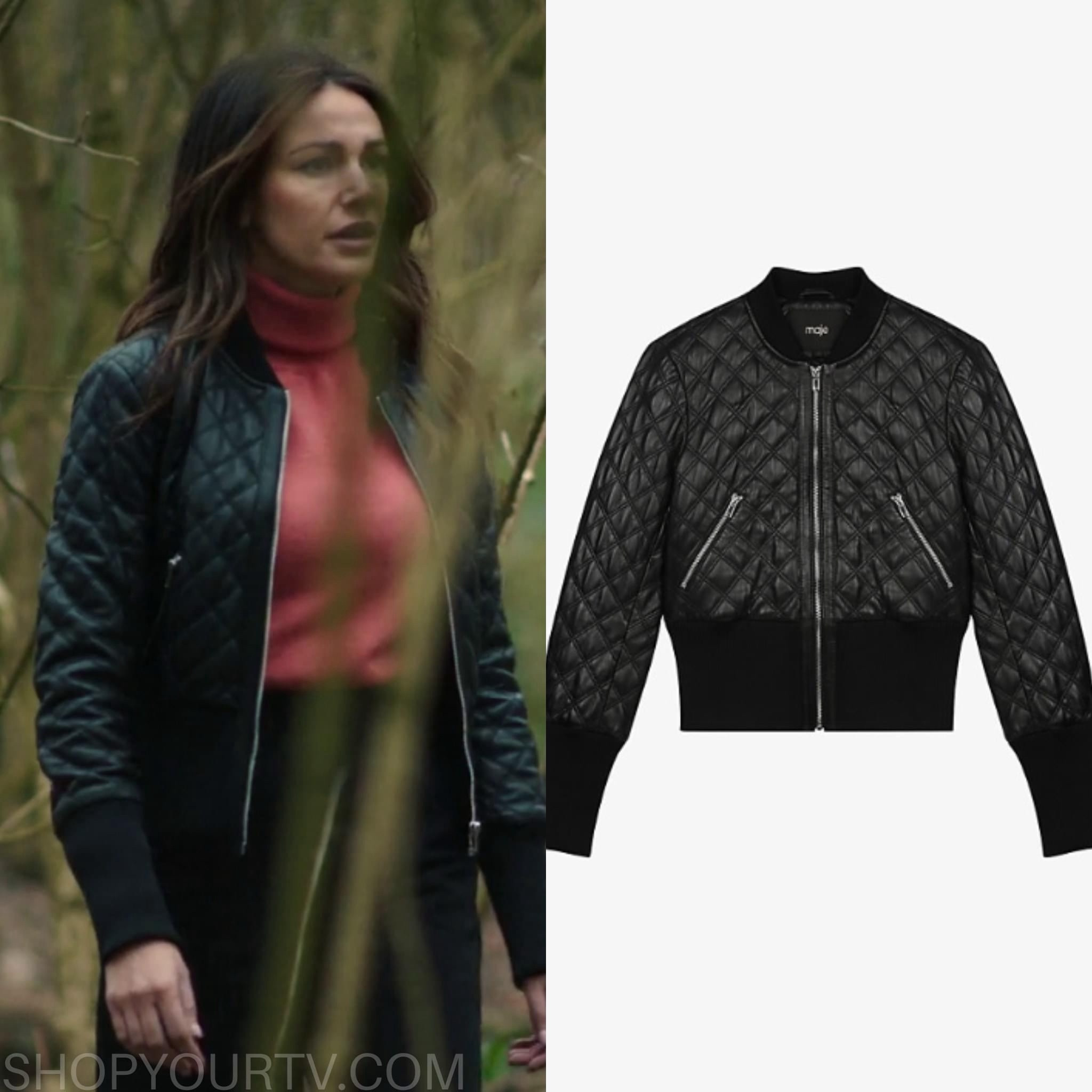 Maya wearing Maje in Fool Me Once

More ID’s at shopyourtv.com