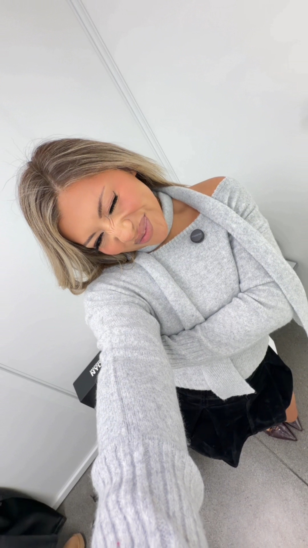 The coziest Walmart holiday outfit that looks as good as it feels! 👠🔥🖤

#LTKgrwm #LTKHoliday #LTKPetite