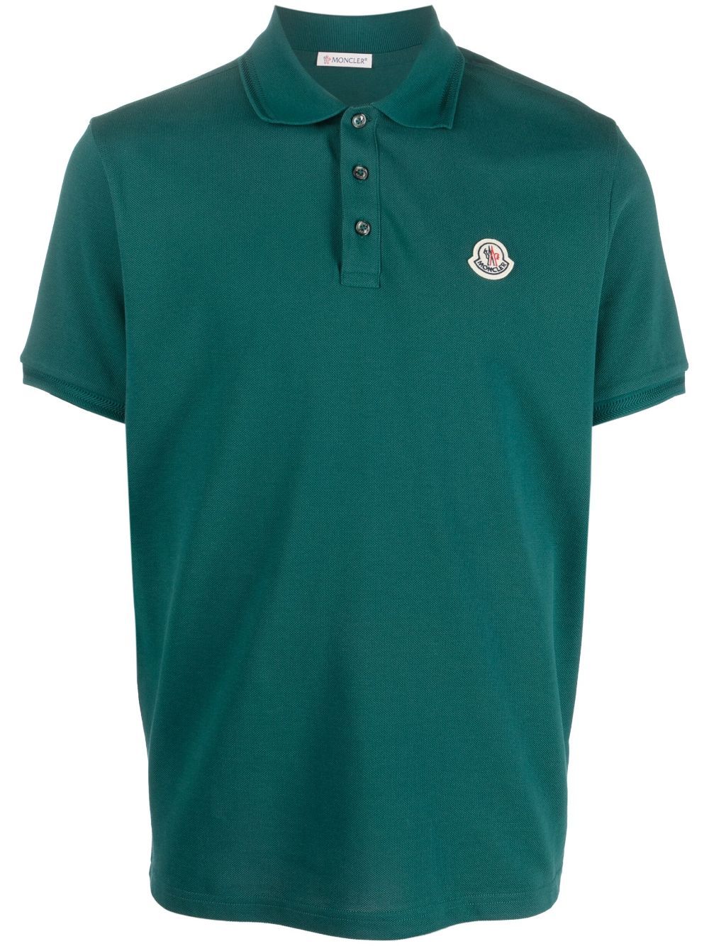 Moncler logo-embroidered Cotton Polo Shirt - Farfetch | Farfetch Global