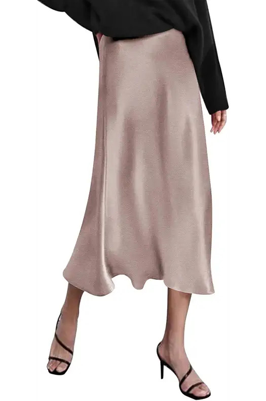 Amazon.com : champagne btfm satin skirt | Amazon (US)