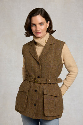 Cotswold Belted Gilet (Bamford Tweed) | Holland Cooper