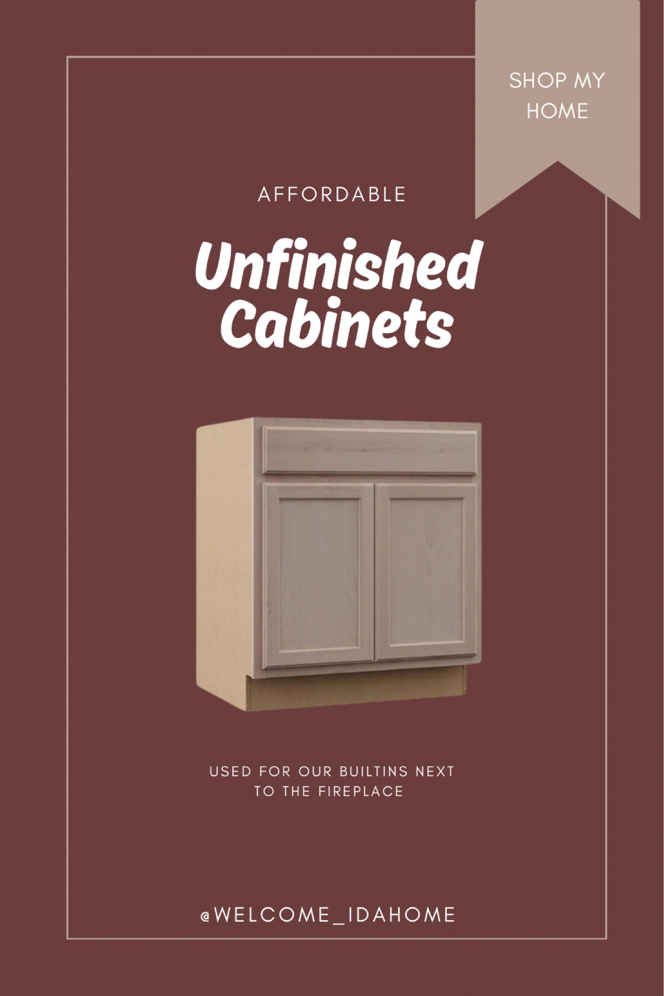 Best affordable option for cabinetry. Used these to build builtins next to our fireplace. Customized their depth and painted black  

#LTKfamily #LTKhome