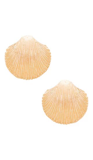 Sea Earrings in Gold | Revolve Clothing (Global)