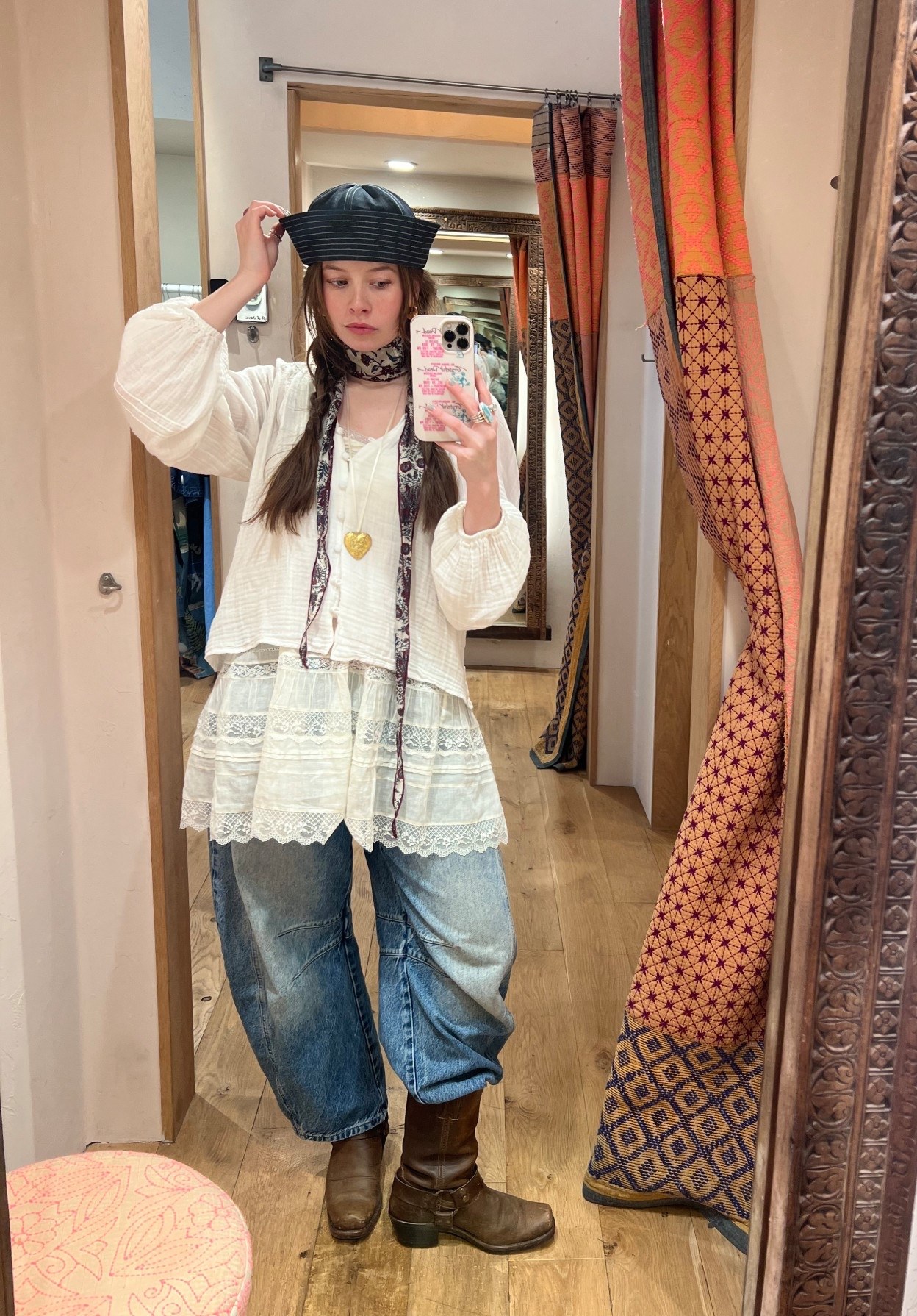 ALL about the sailor hat trend!! 🧜🏼‍♀️⚓️✨ #freepeople 

#LTKootd #LTKgrwm #LTKFestival