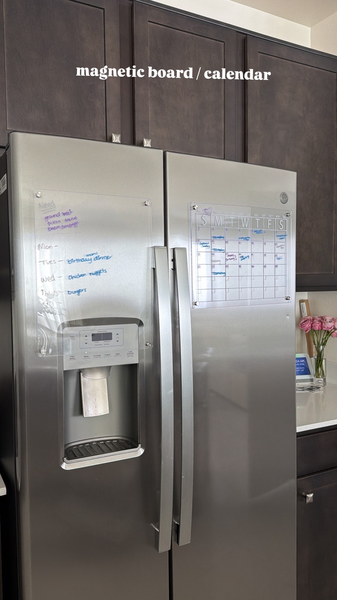magnetic board & calendar 

#LTKdayinmylife #LTKmomlife #LTKHome