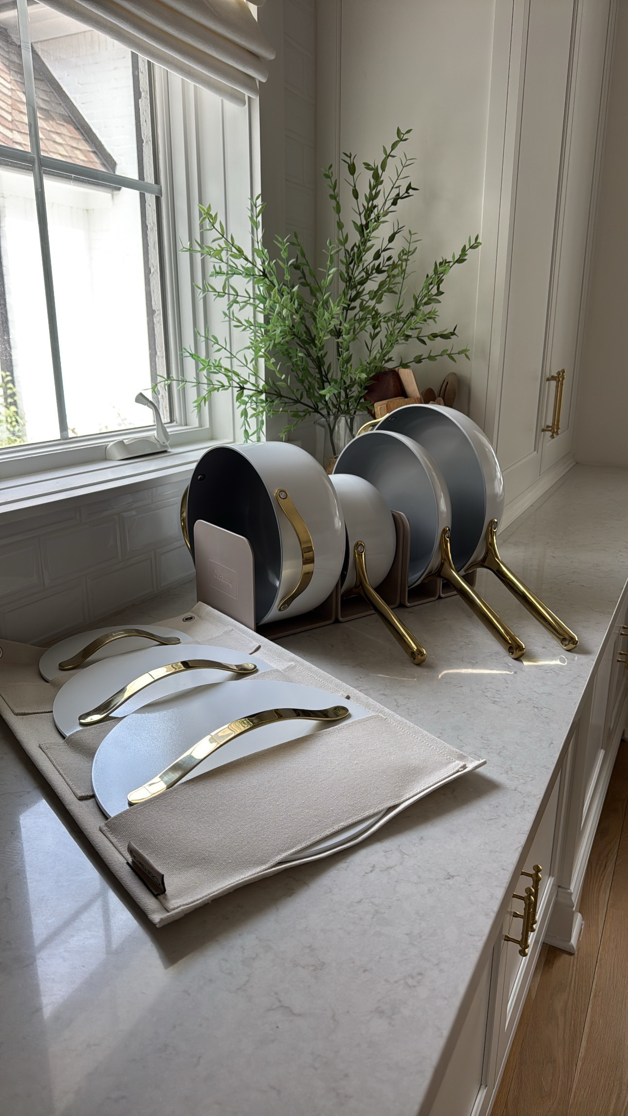 New pots and pans from Caraway. Love this 7 piece set with the gold hardware!

If you’re looking for a more affordable option, someone just told me that the Drew Barrymore line Beautiful has a nearly identical and also non-toxic! I’ve linked it below. 

#LTKHome #LTKSeasonal