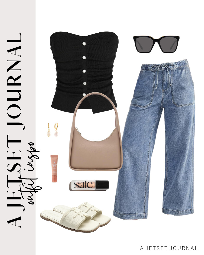 This black tube and jeans combo is one of my faves. You can pair this combo with FashionPuzzle’s shoulder bag and flat sandals from Athlefit. People are loving this Super Gel from Saie, and you can add it to this look, too.

#LTKSeasonal #LTKSaleAlert #LTKTravel
 

 