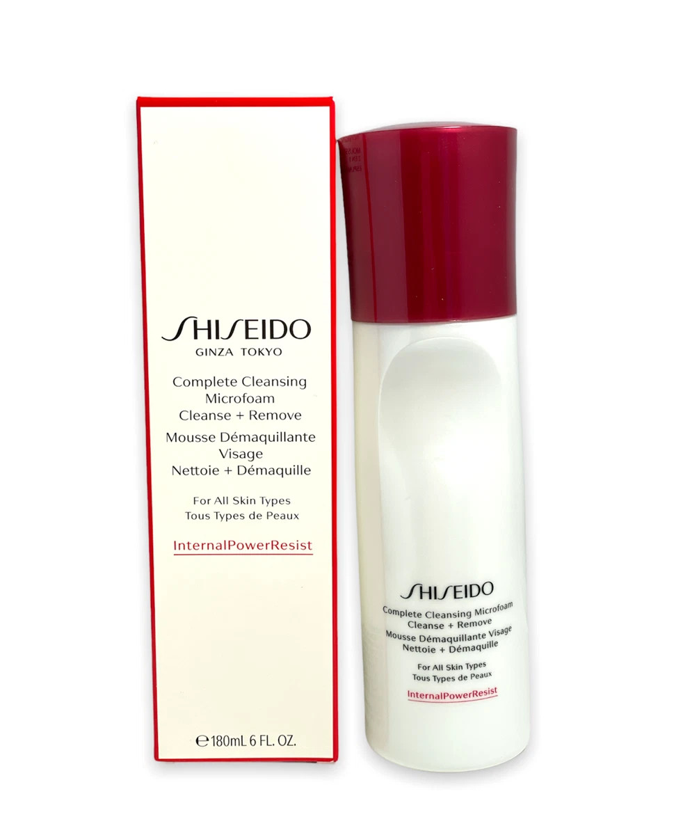 Shiseido Ginza Tokyo Complete Cleansing Microfoam Cleanse + Remove 180ml/6fl.oz. 768614155942 | e... | eBay US
