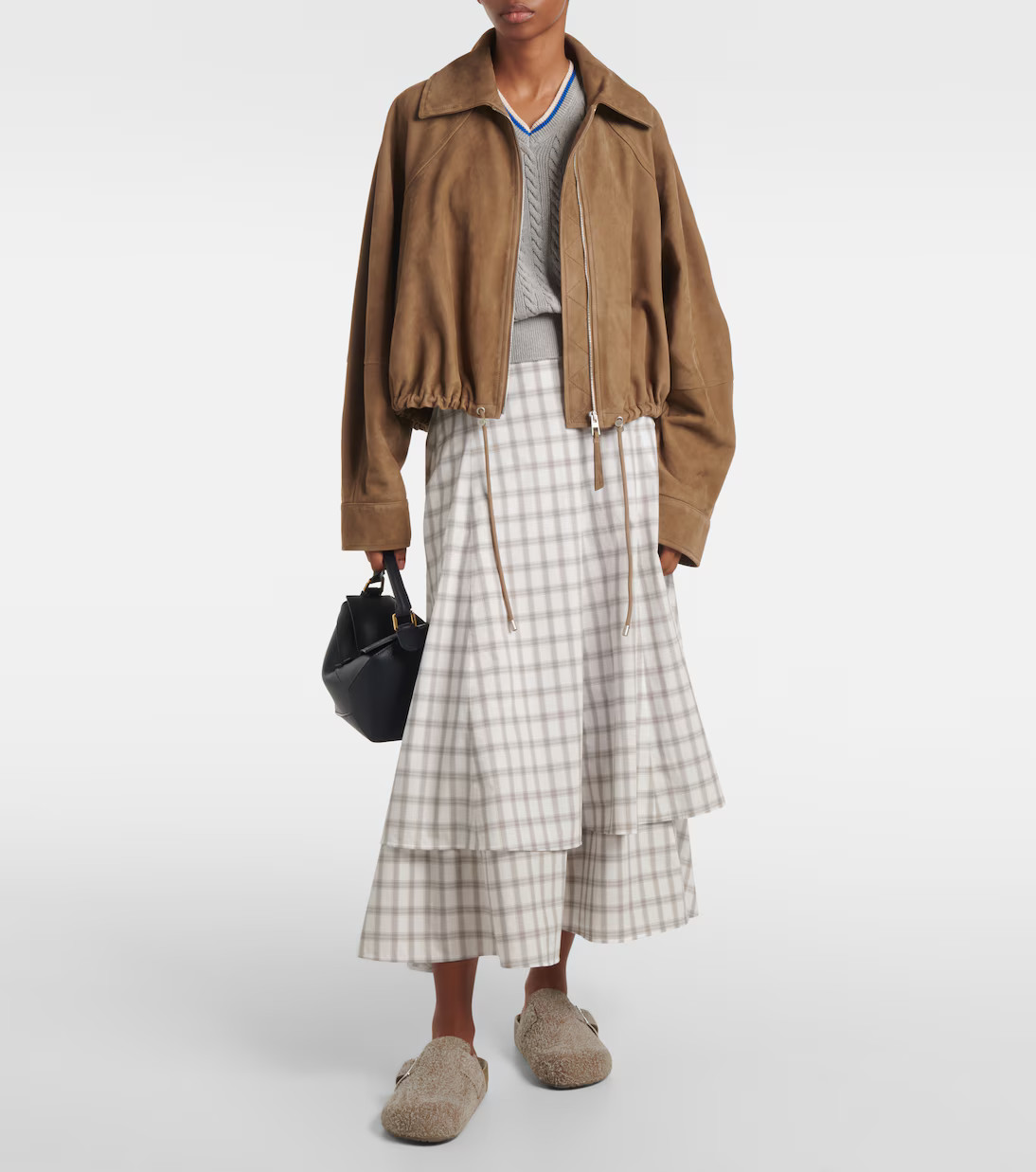 Ease Buckle brushed suede mules | Mytheresa (US/CA)