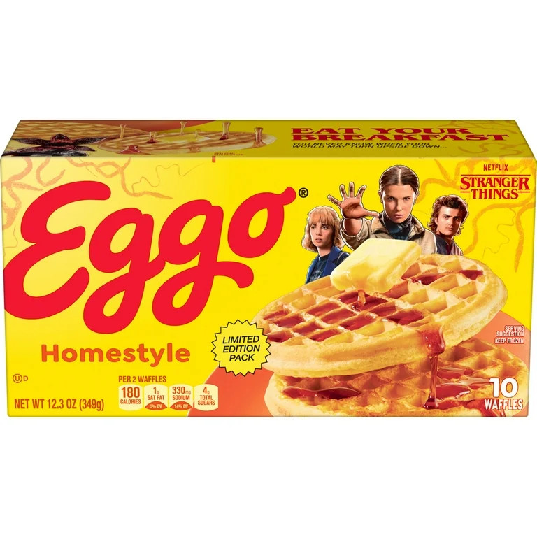 Eggo Homestyle Waffles, Frozen Breakfast, 12.3 oz, 10 Count, Regular | Walmart (US)