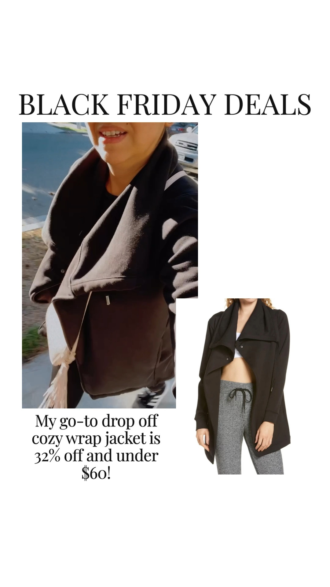 Zella cozy wrap jacket on sale, cozy athleisure jacket, Zella jacket on sale

#LTKHoliday #LTKCyberweek #LTKGiftGuide