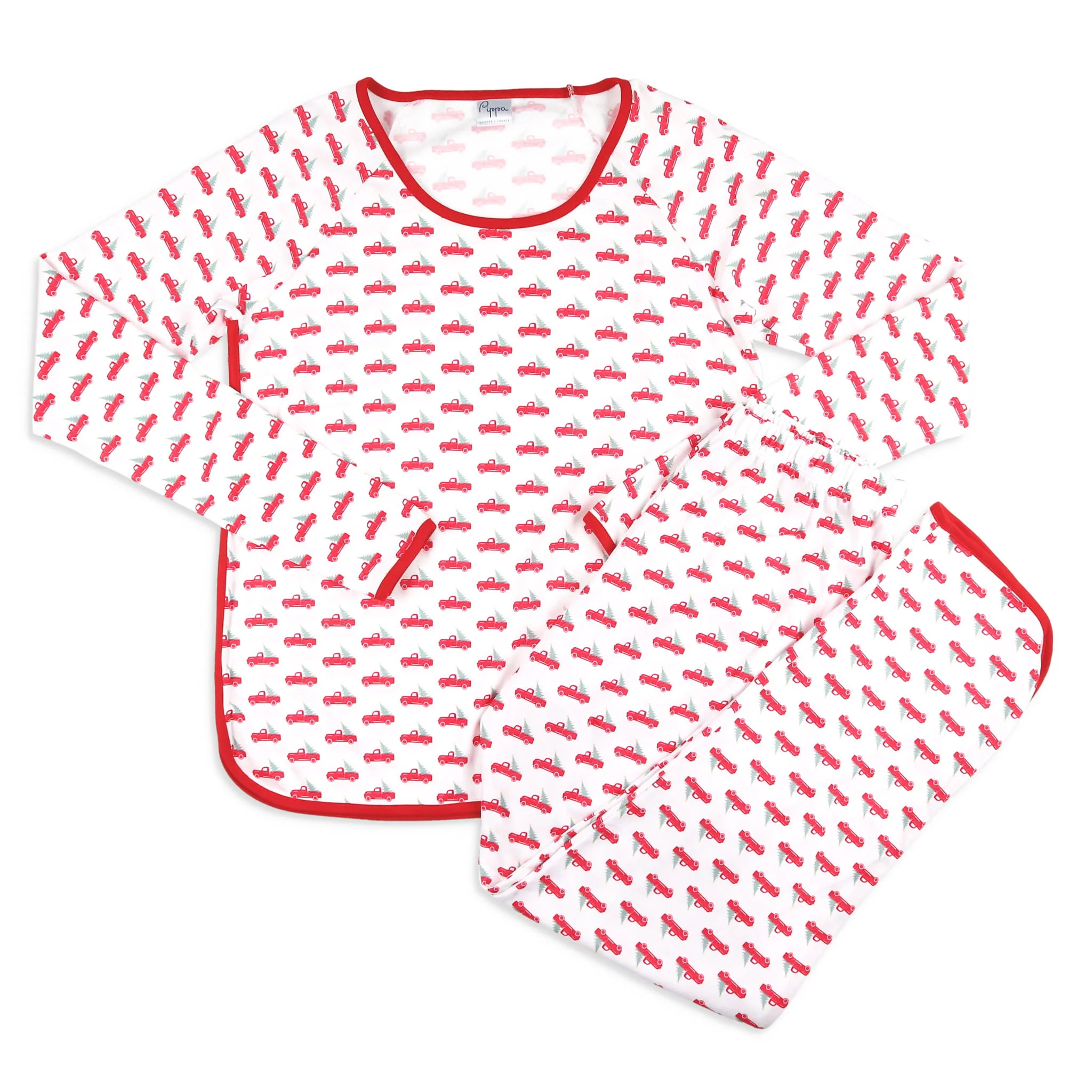 Christmas Trucks Pima Women's Loungewear | Shrimp and Grits Kids