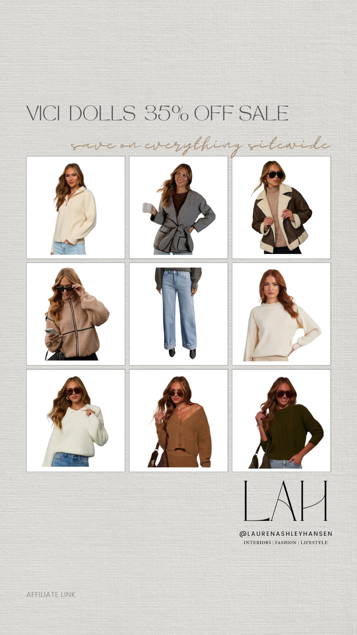 Vici Dolls is currently 35% off everything!! So many cute holiday sweaters, dresses, cozy lounge pieces, denim, accessories and more! 

#LTKSaleAlert #LTKStyleTip #LTKCyberWeek