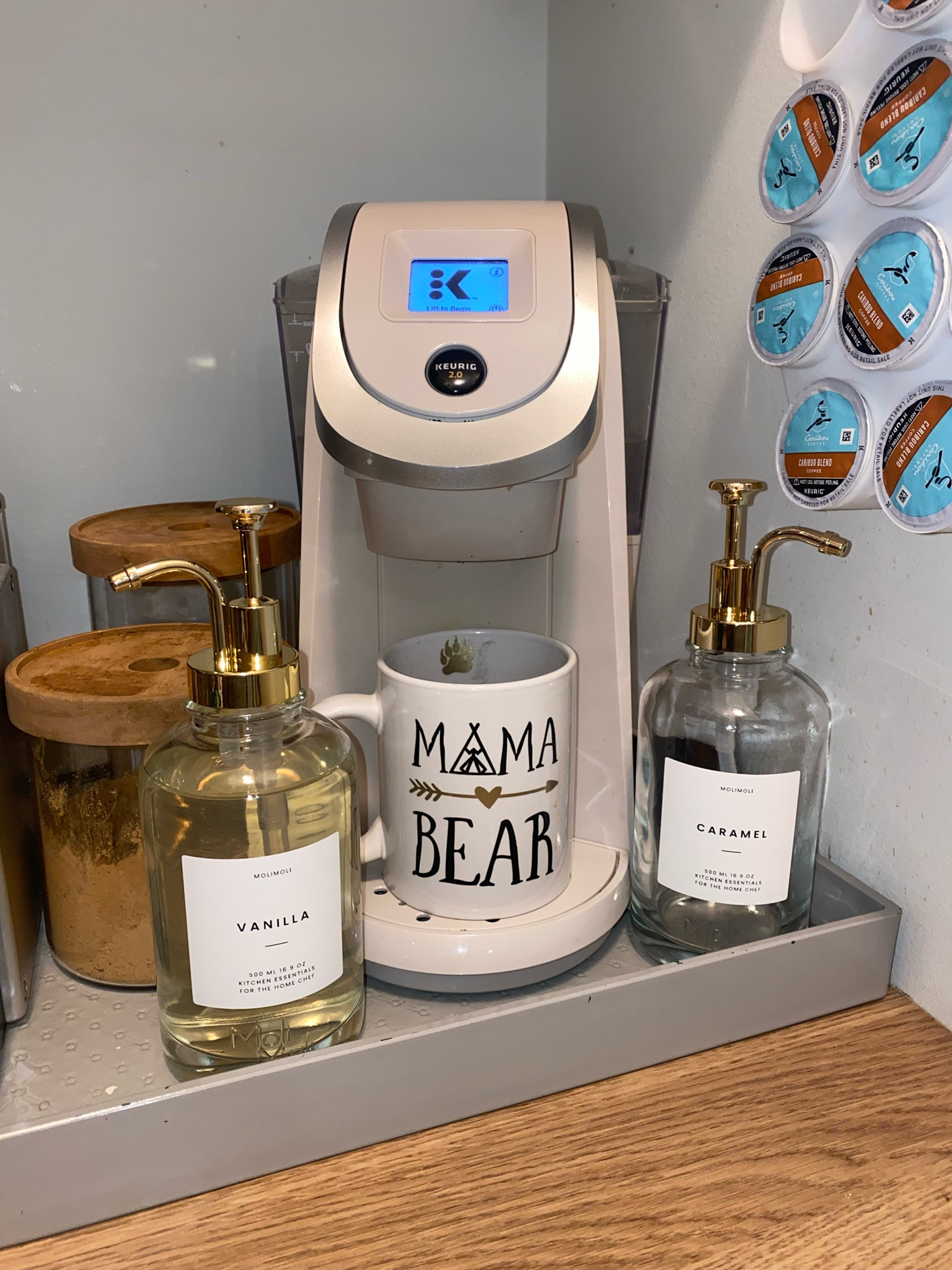 Loving my coffee bar setup! 

#LTKhome #LTKGiftGuide #LTKHoliday