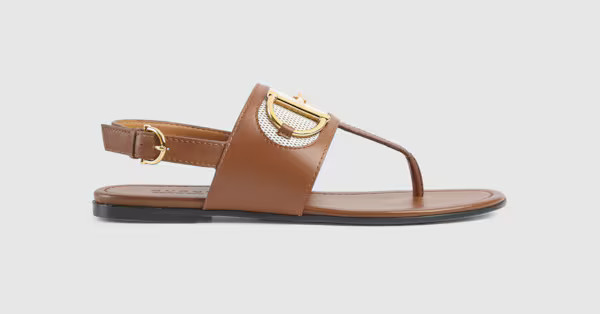 Gucci Women's thong sandal with Horsebit | Gucci (US)