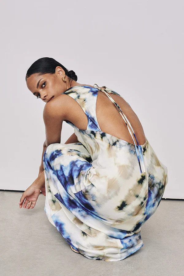 HAVEN SATIN SLIP MAXI DRESS | DISSH