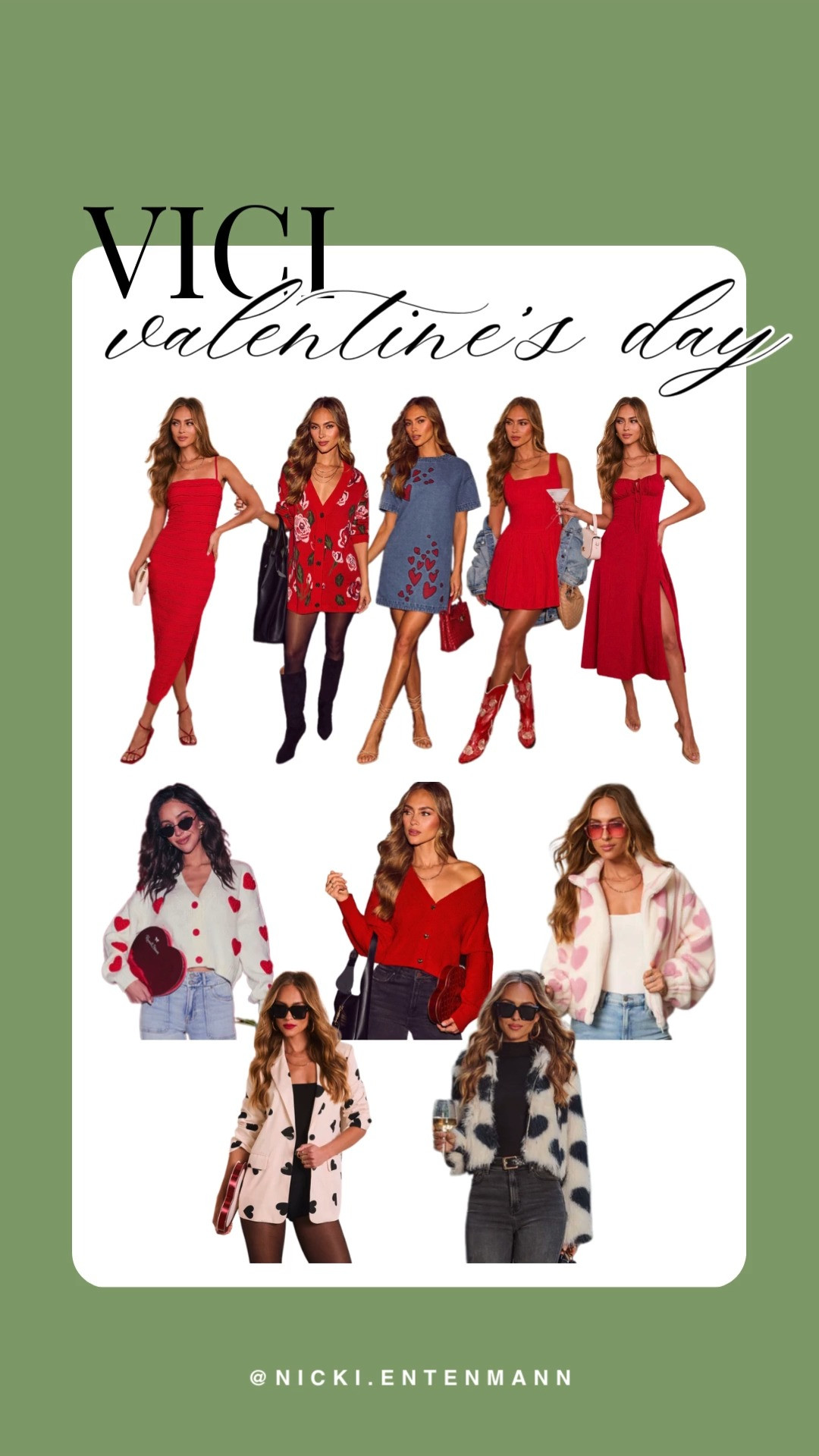 Vici Valentine’s edit serves flirty staples, playful textures, and confident vibes; use NICKIE30 for a sweet price drop at checkout. #Vici #ValentinesEdit #ValentinesDay #NICKIE30 #DateNightStyle #FlirtyFashion #AffordableStyle #OOTD #WardrobeRefresh #StyleInspo
 

 #LTKootd #LTKSeasonal #LTKSaleAlert
